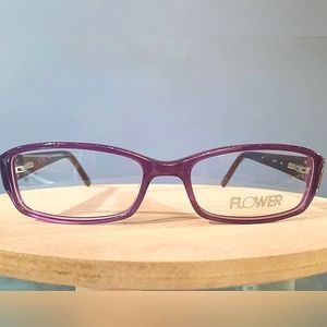 NEW Rx'able Eyeglass Frame, purple full rim glasses Rx'able Barrymore 54-17-140